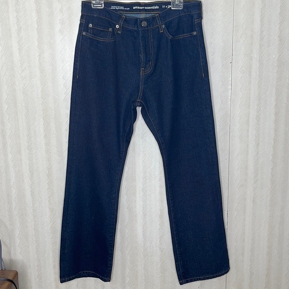 💙 AMAZON ESSENTIALS Bootcut Straight Jeans Size 31x29 - Picture 2 of 5